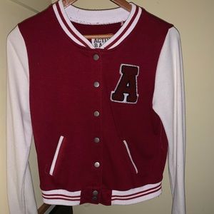 Burgundy Varsity Jacket